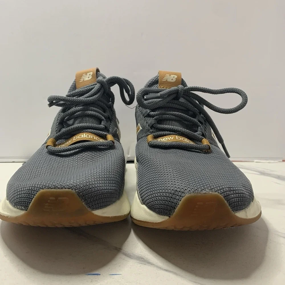 NEW BALANCE FRESH FOAM ROAV WROAVBG RUNNING WOMEN SHOES GREY/MUSTARD SZ 10
